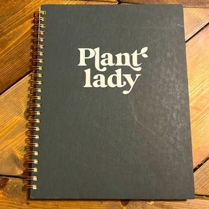 Plant lady NWT spiral notebook 8.5”x6.5”